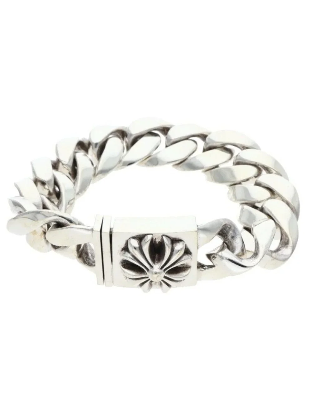Chrome Hearts Clsc Chx Large Box ID Classic Silver Bracelet
